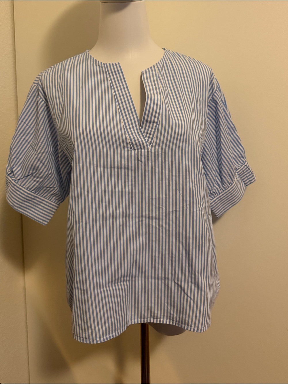 Preview Stripe Peasant Top 8